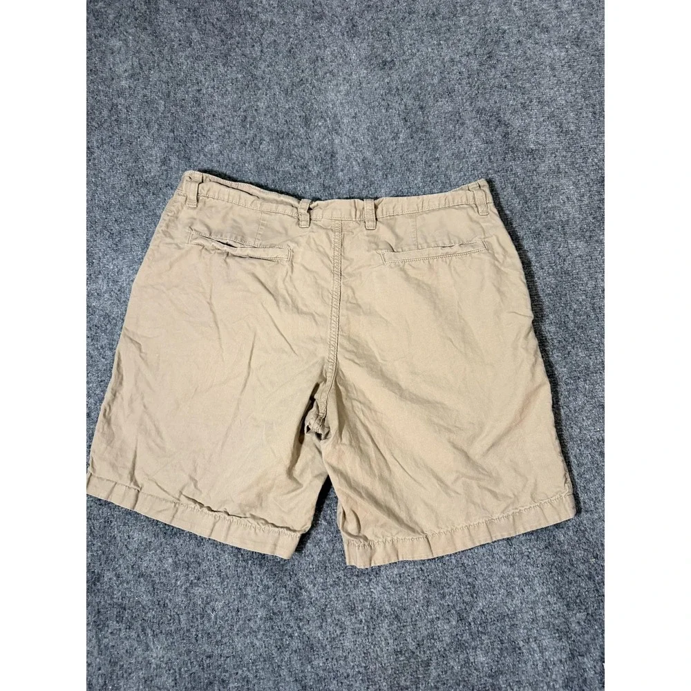 Patagonia Shorts Mens 34 Beige Organic Cotton Hemp Chino Flat Front 8 Inseam - Picture 7 of 10